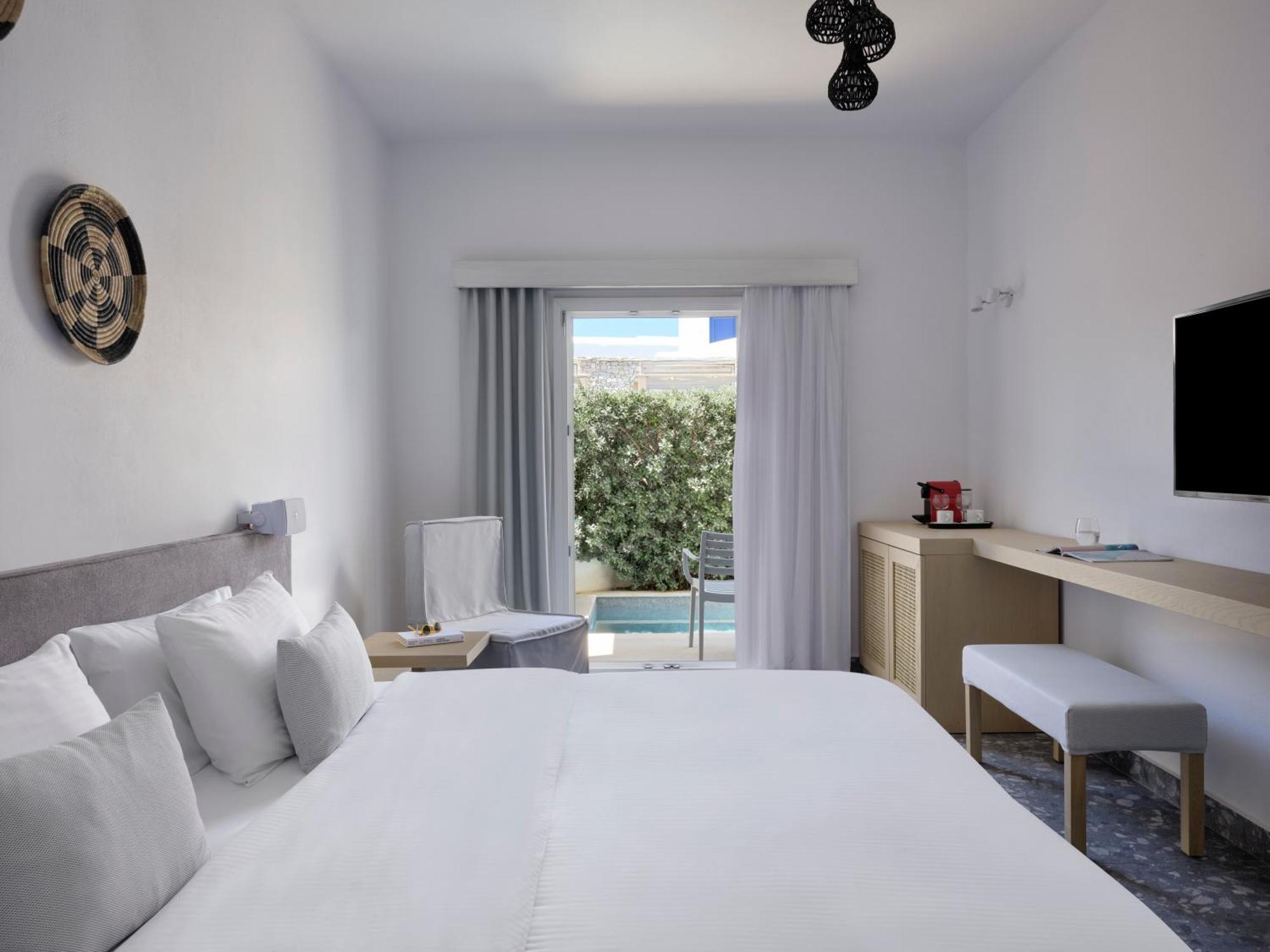Mykonos Kosmoplaz Beach Resort Hotel Mykonos Town Екстер'єр фото