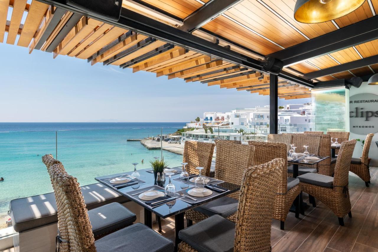 Mykonos Kosmoplaz Beach Resort Hotel Mykonos Town Екстер'єр фото
